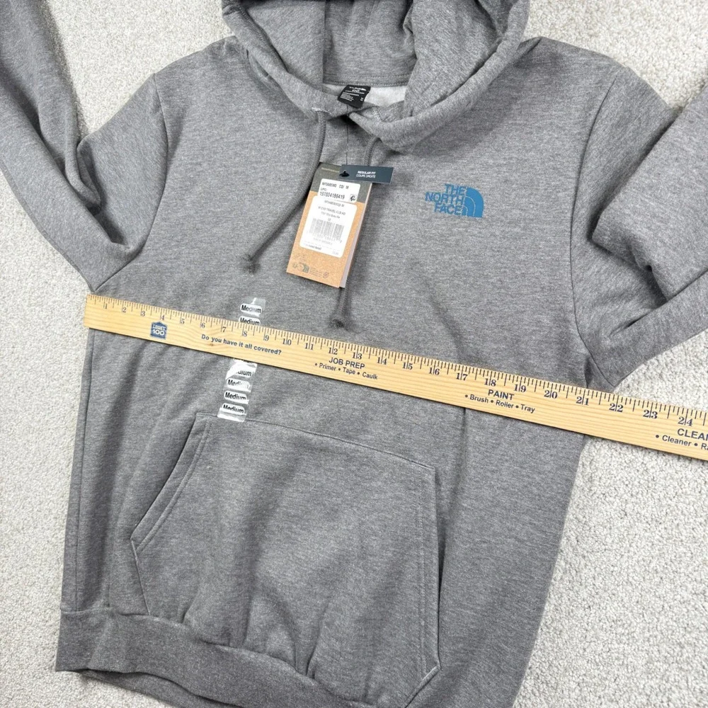 The North Face Hoodie Men Medium Grey M EVO TRAVEL-CLD HD Graphic Pullover
